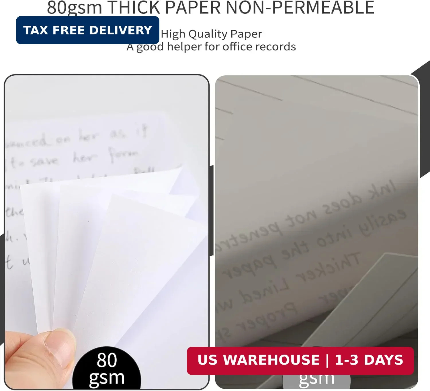 6 Pack 4×6 Blank Memo Note Pads 50 Sheets Small Scratch Pads for Writing