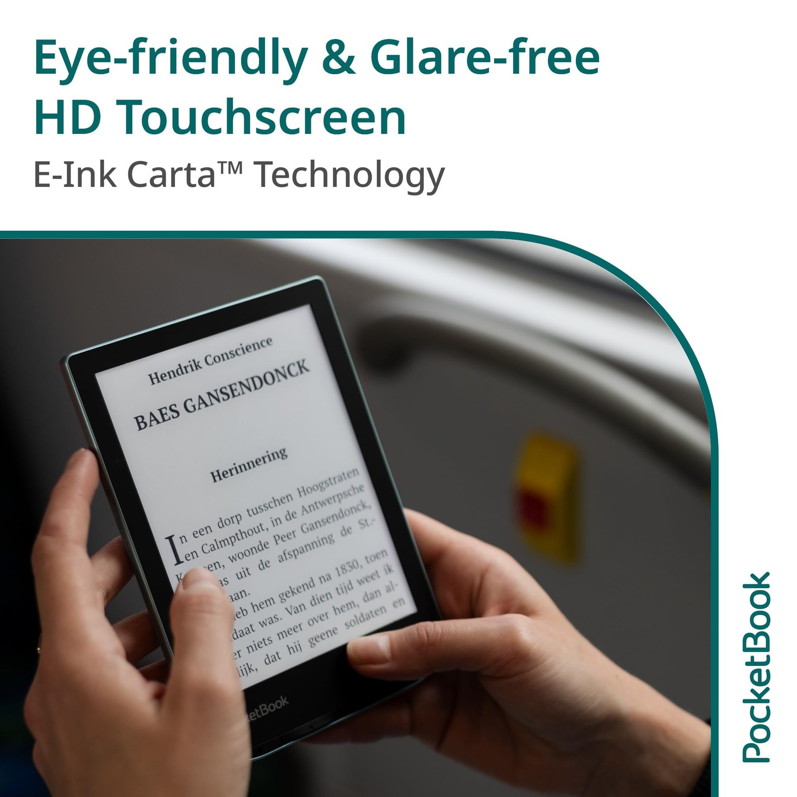 PocketBook Verse E-Reader | Eye-Friendly 6» E-Ink Carta™ HD Touchscreen |