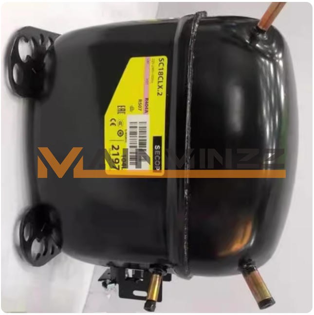 1PC New SECOP Compressor SC18CLX.2 220V-240V 50Hz R404a/R507 5/6HP
