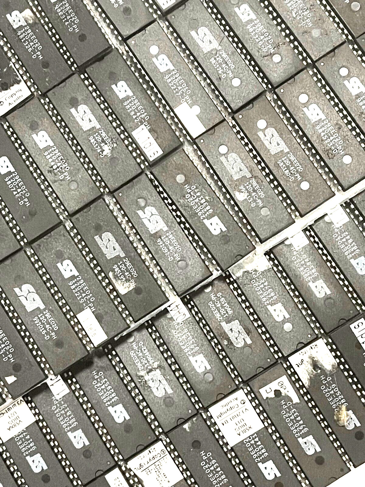 LOT OF 8 SST 29EE020 120-4C-PH 2 MEG EEPROM – WORKING PC PULLS RM2-CMP38