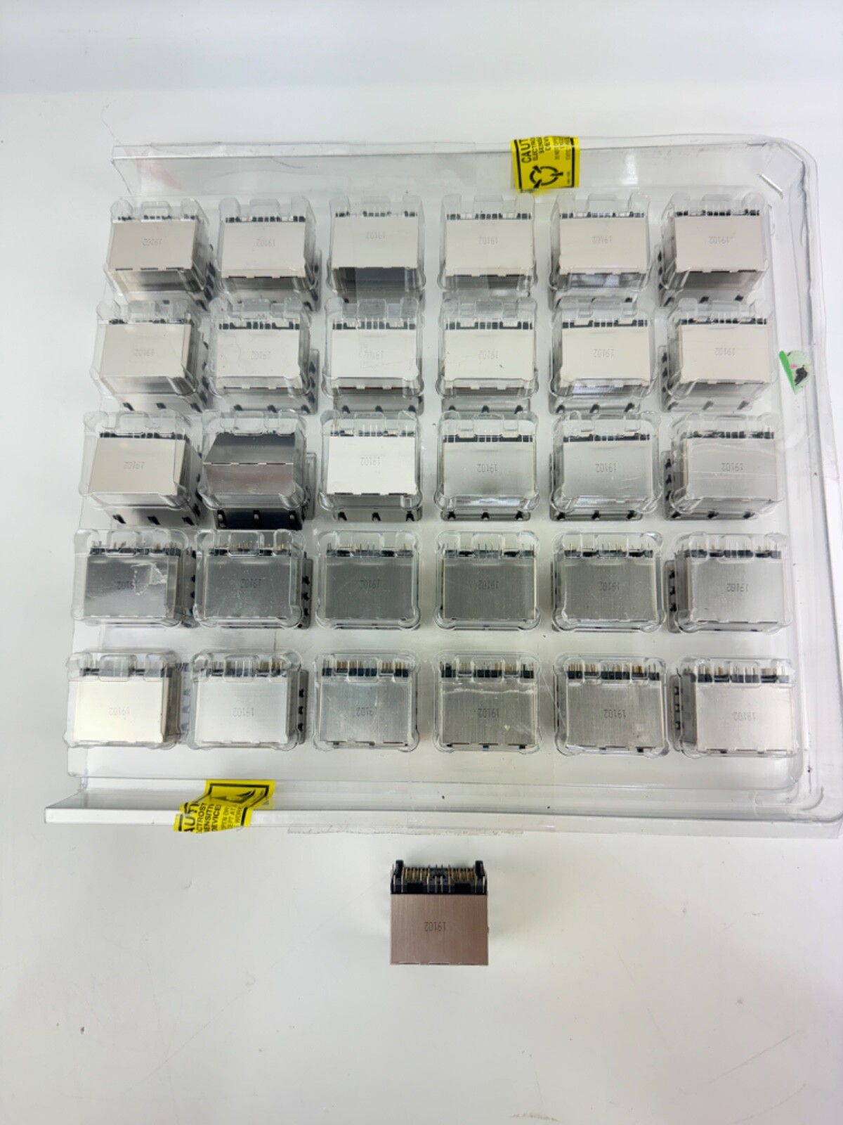 x(31) Omega Global Technologies TE Connectivity RJ45 4-port Connectors 2041376-2
