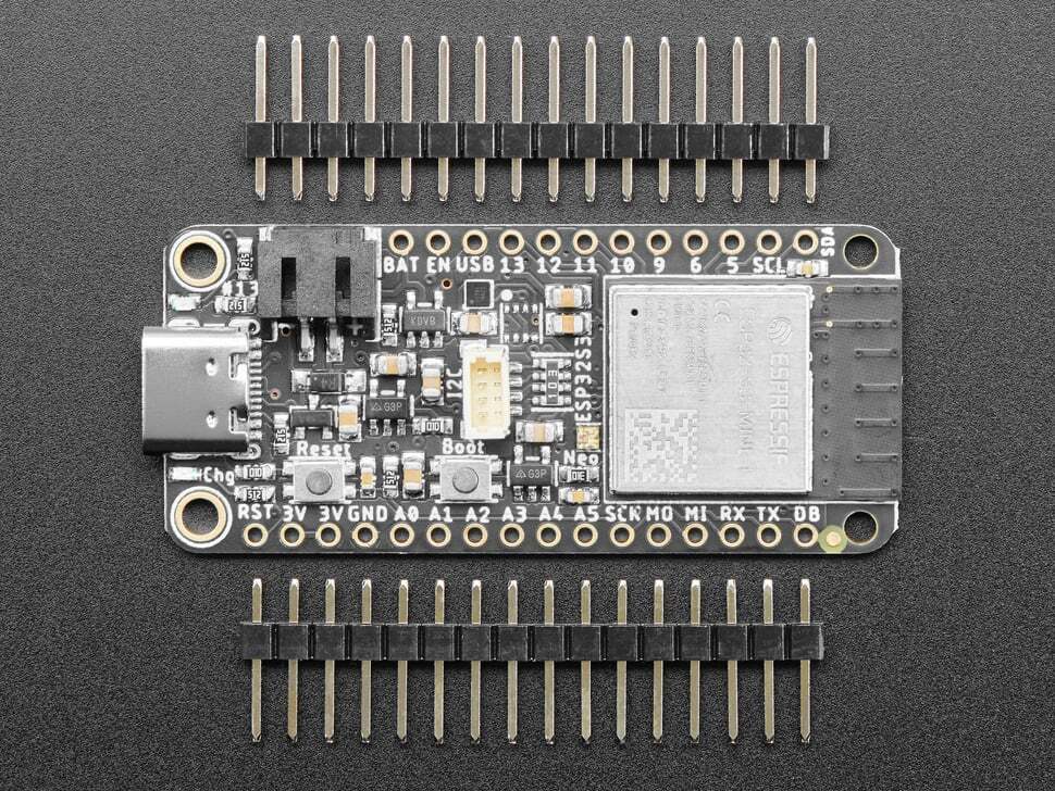 Adafruit ESP32-S3 Feather with 4MB Flash 2MB PSRAM – STEMMA QT / Qwiic