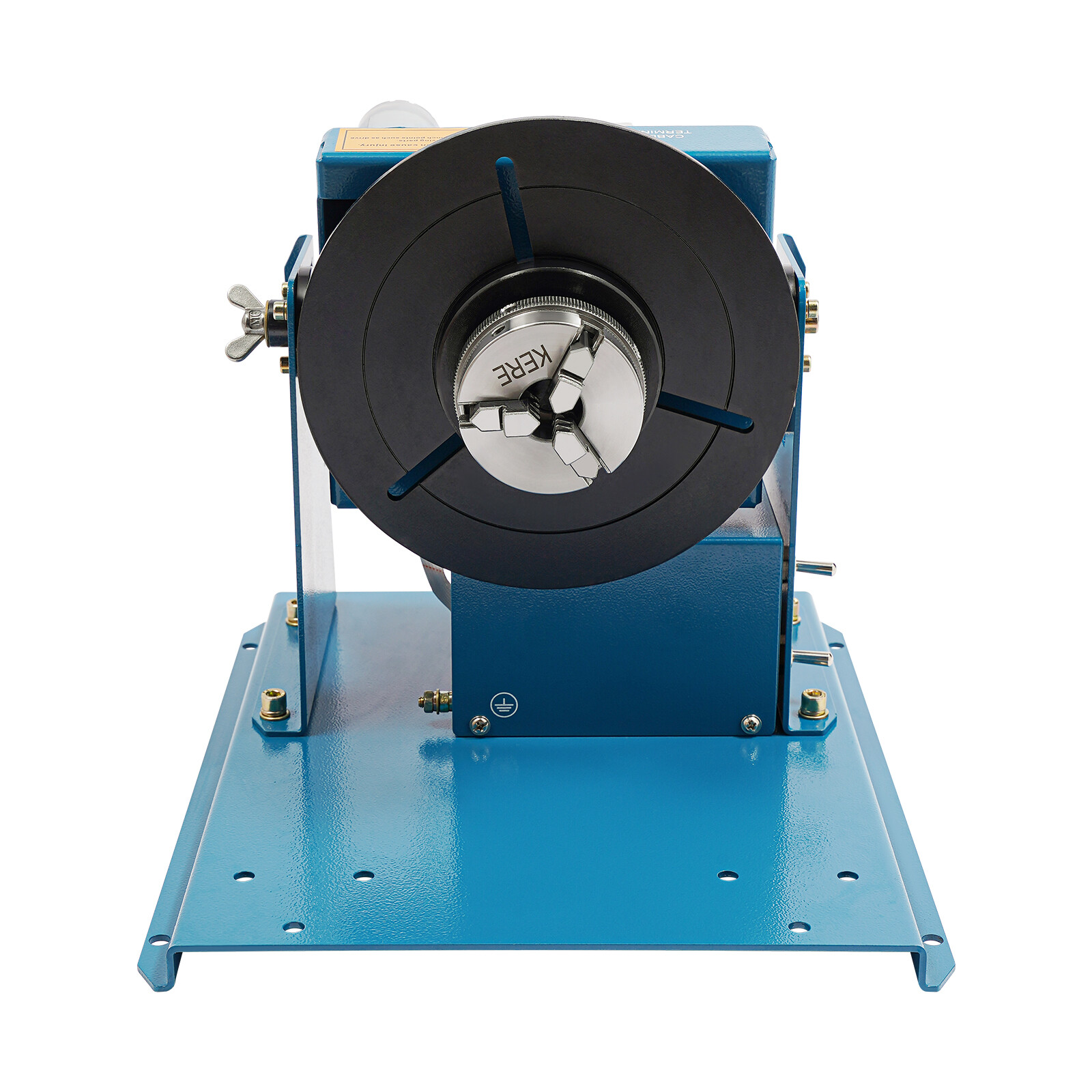Small Workpieces Rotary Welding Positioner Turntable Table Blue 10W DC24V AC110V