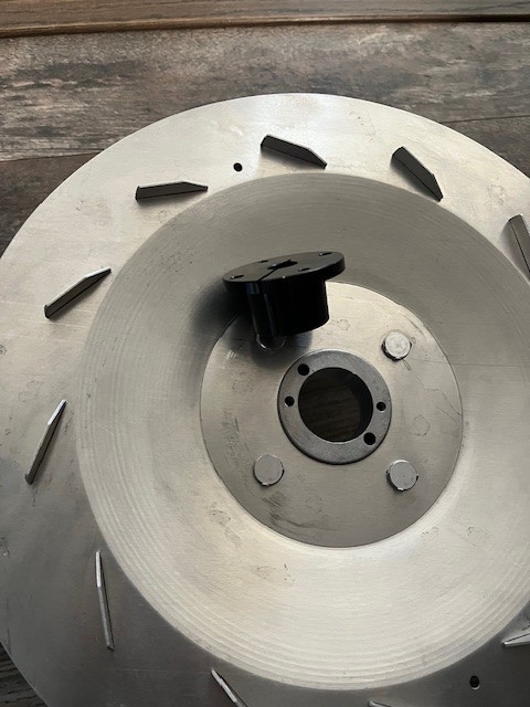 Greenheck Fan Replacement Wheel Assembly #877376 with New Tapered Bushing 64014B