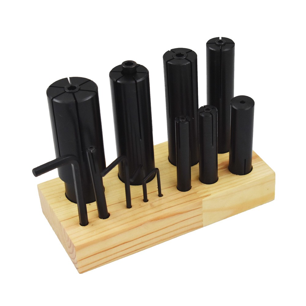 8 PCS Expanding Arbors Set Mandrels 1/4″ To 1-1/4″ Lathe Milling New
