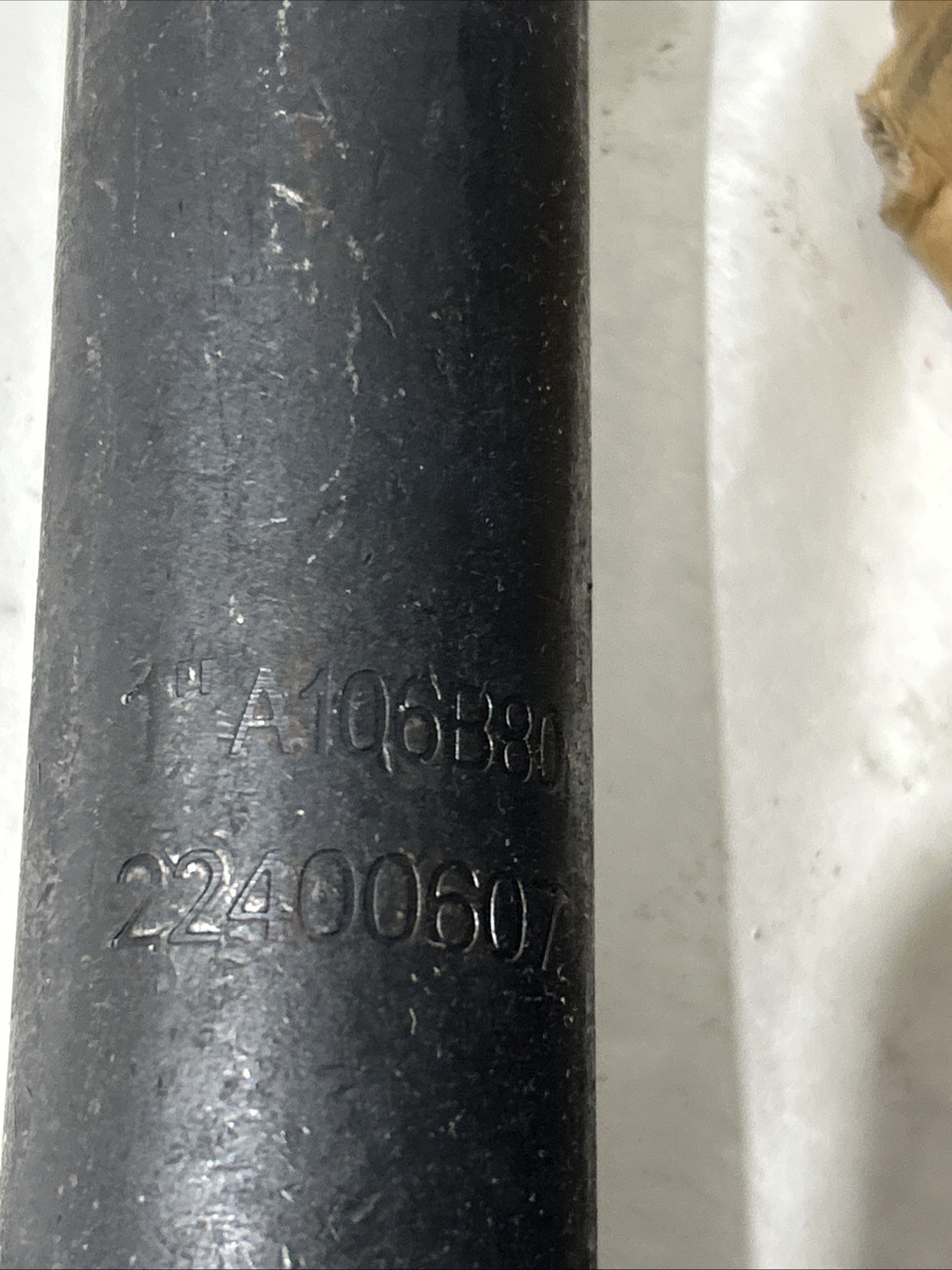 1”x12” Seamless Steel Pipe Nipple Schedule 80. Black, Npt, Service Metal