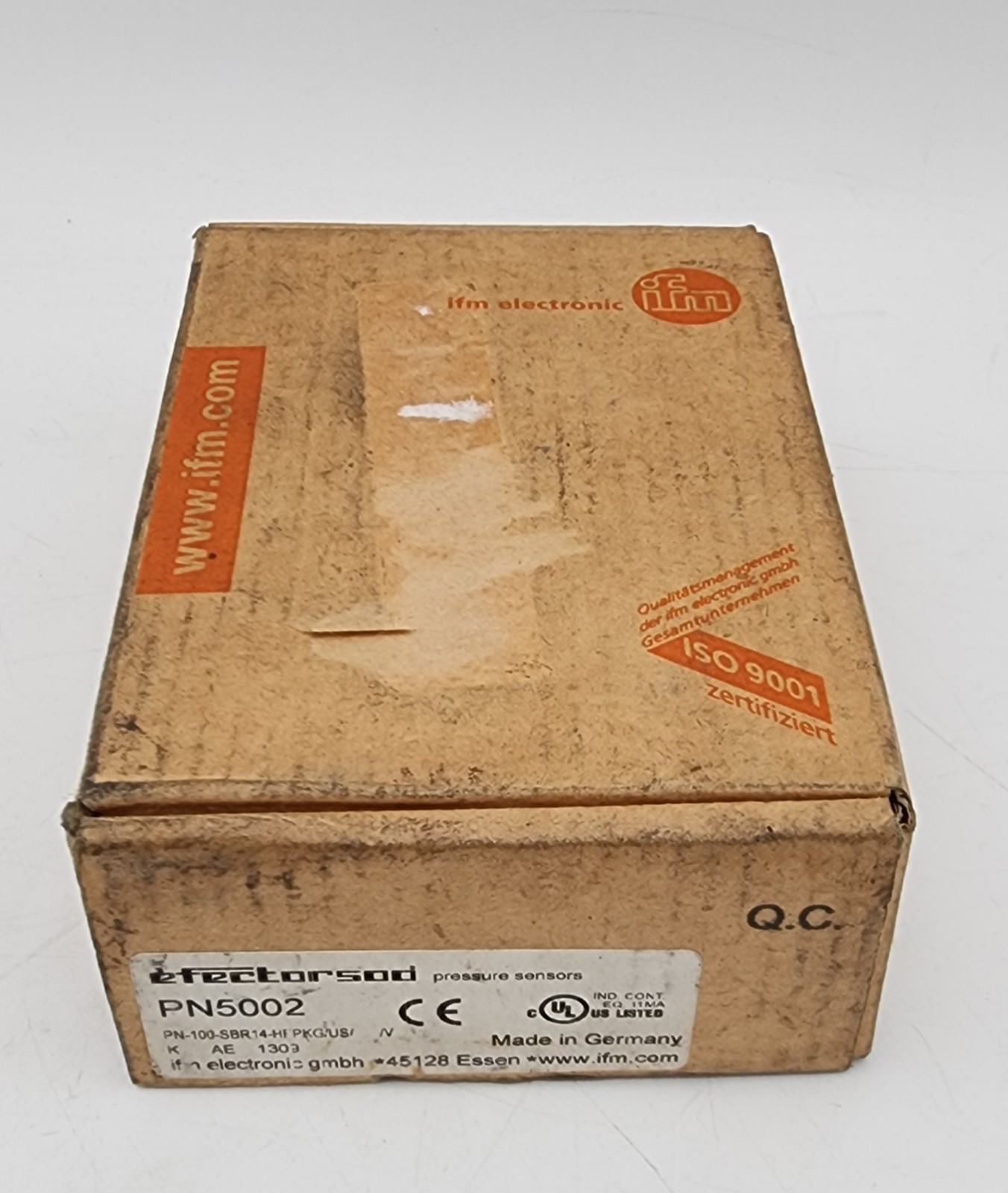 IFM PN5002 PRESSURE SENSOR PN-100-SBR14-HFPKG/US/ *NDA AVAILABLE*