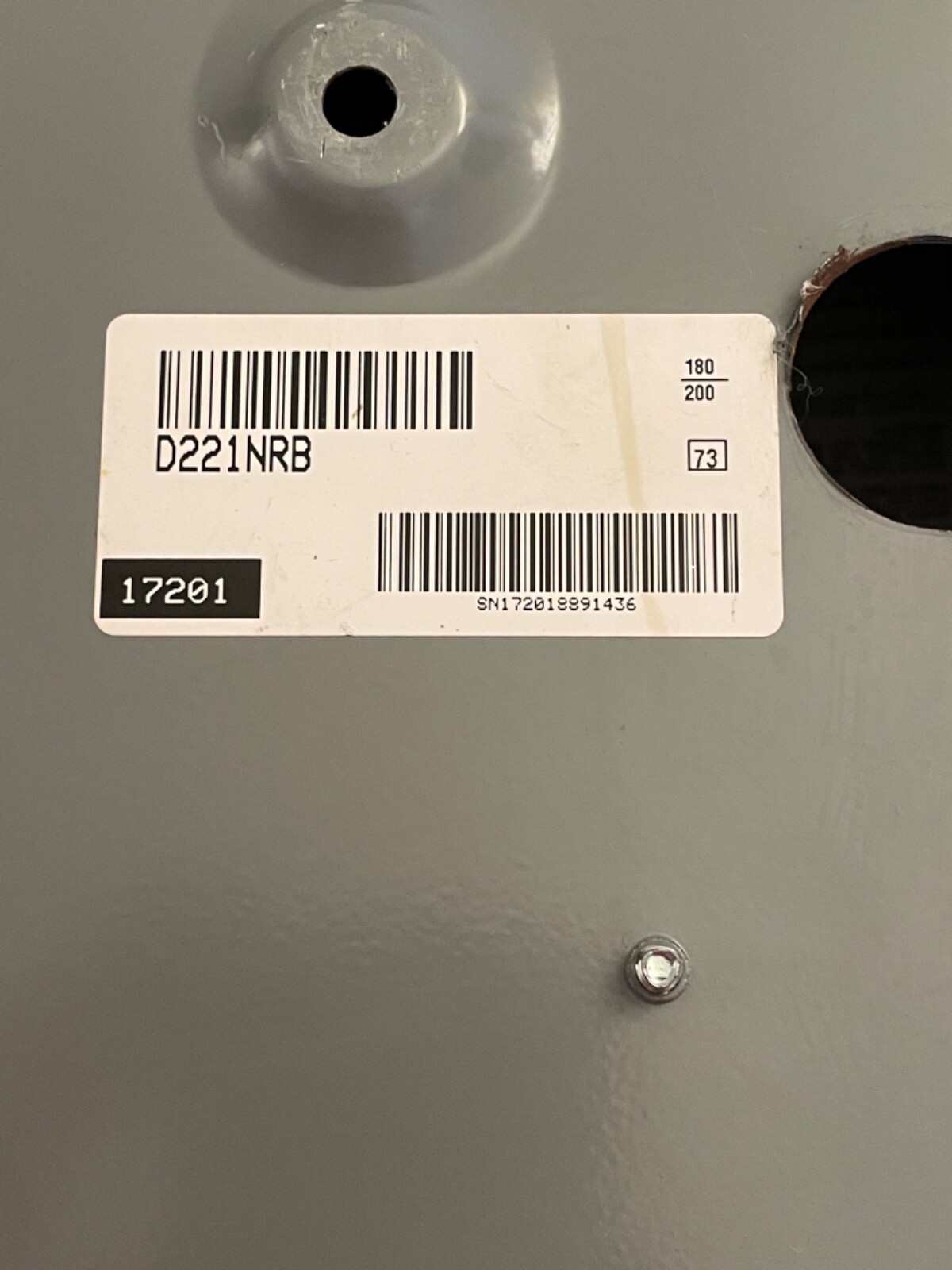 SQUARE D SAFETY Disconnect – SWITCH D221NRB SERIES ENCLOSURE 30 AMP