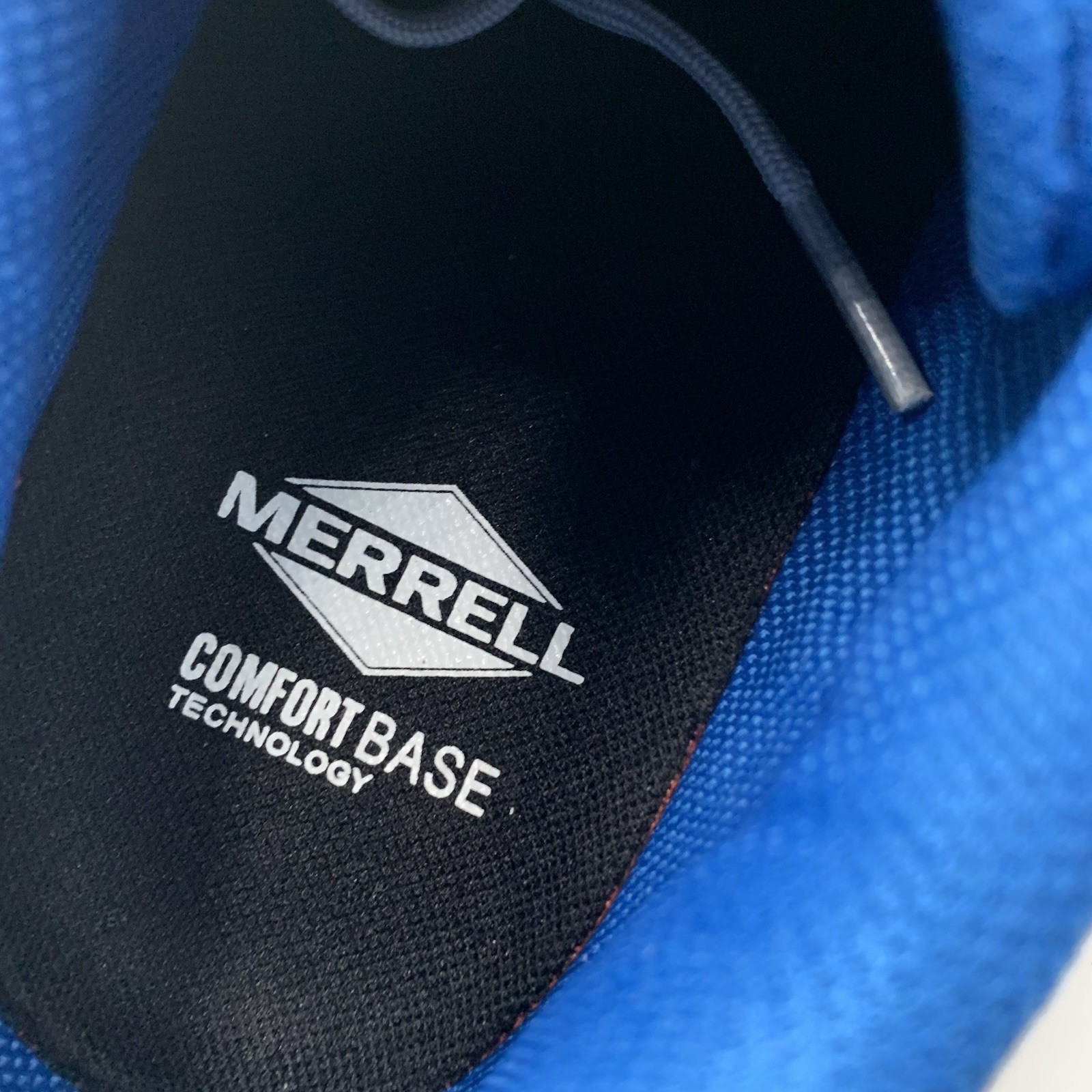 Merrell Mens Work Alpine CF Blue/Gray Shoes Safety Toe Slip Resistant Sz 12M NEW