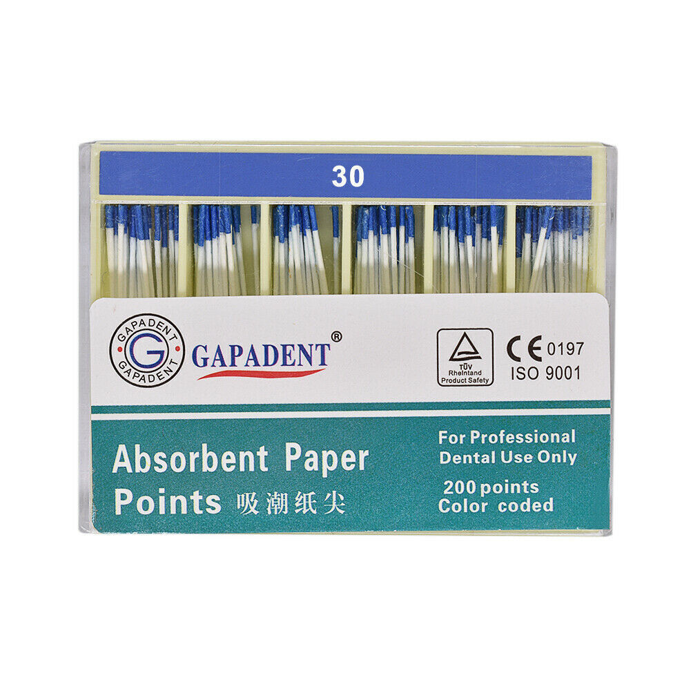 Dental Endo Root Canal Obturating Points/Absorbent Paper Points 0.2-0.6 Taper