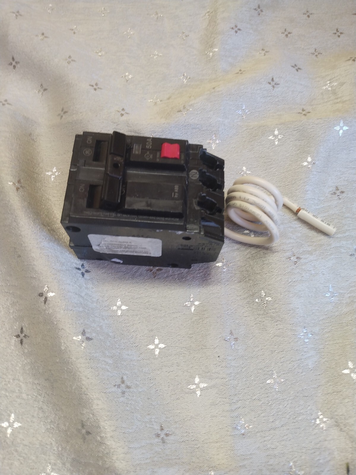 GE THQL2150GFT2P 50A 240V DOUBLE POLE GROUND FAULT BREAKER WITH SELF-TEST
