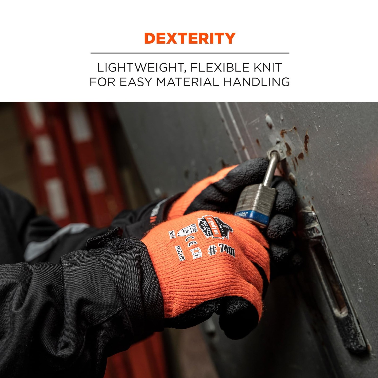 Ergodyne ProFlex 7401 Coated Winter Work Gloves, Latex Coated Palm, Thermal