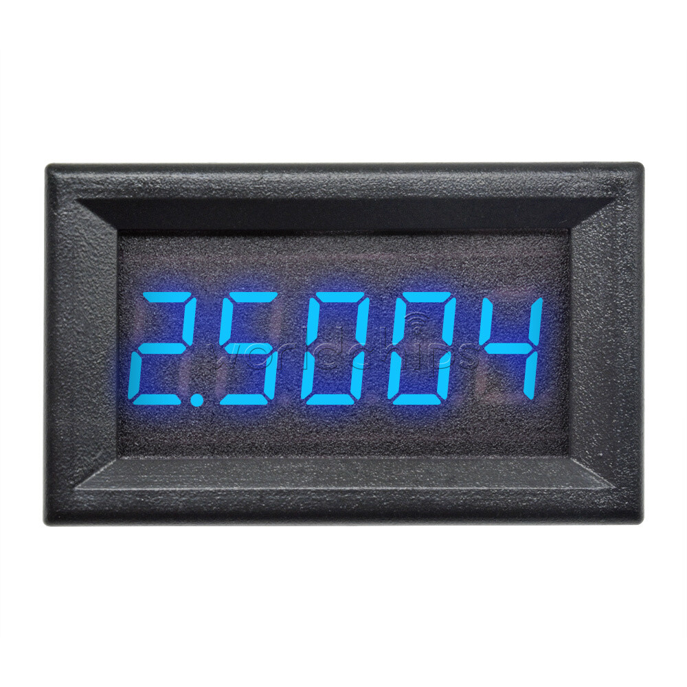 LED 5 Digit DC 0-4.3000-33.000V Digital Voltmeter Voltage Meter Car Panel Blue