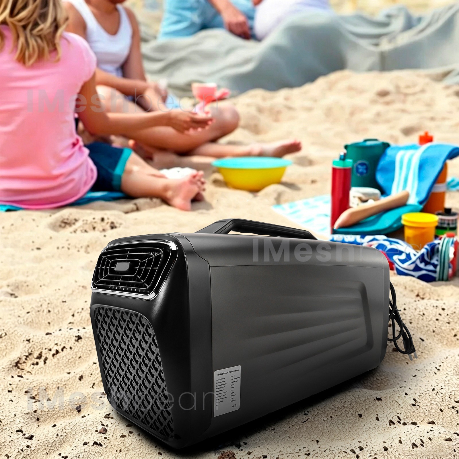 3 IN 1 Portable Air Conditioner 4095 BTU Tent Air Conditioning Outdoor Camping