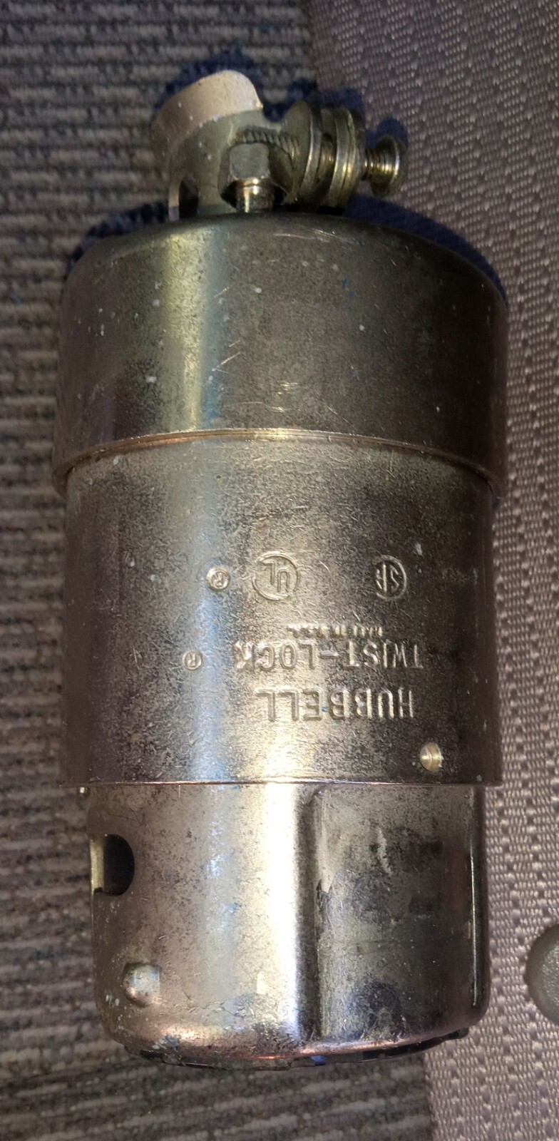 Hubbell 50 A 125/250 V AC 3-Pole Locking male Connector