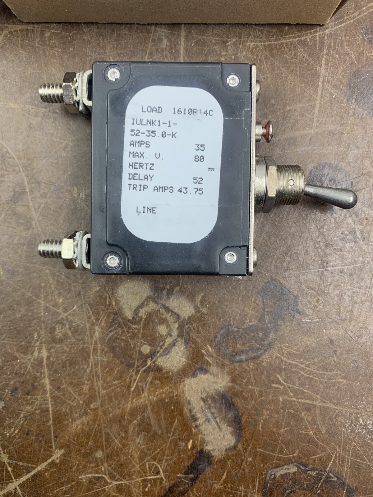 NEW AIRPAX IULNK11-52-35.0-K CIRCUIT BREAKER 35 AMPS SWITCH VG