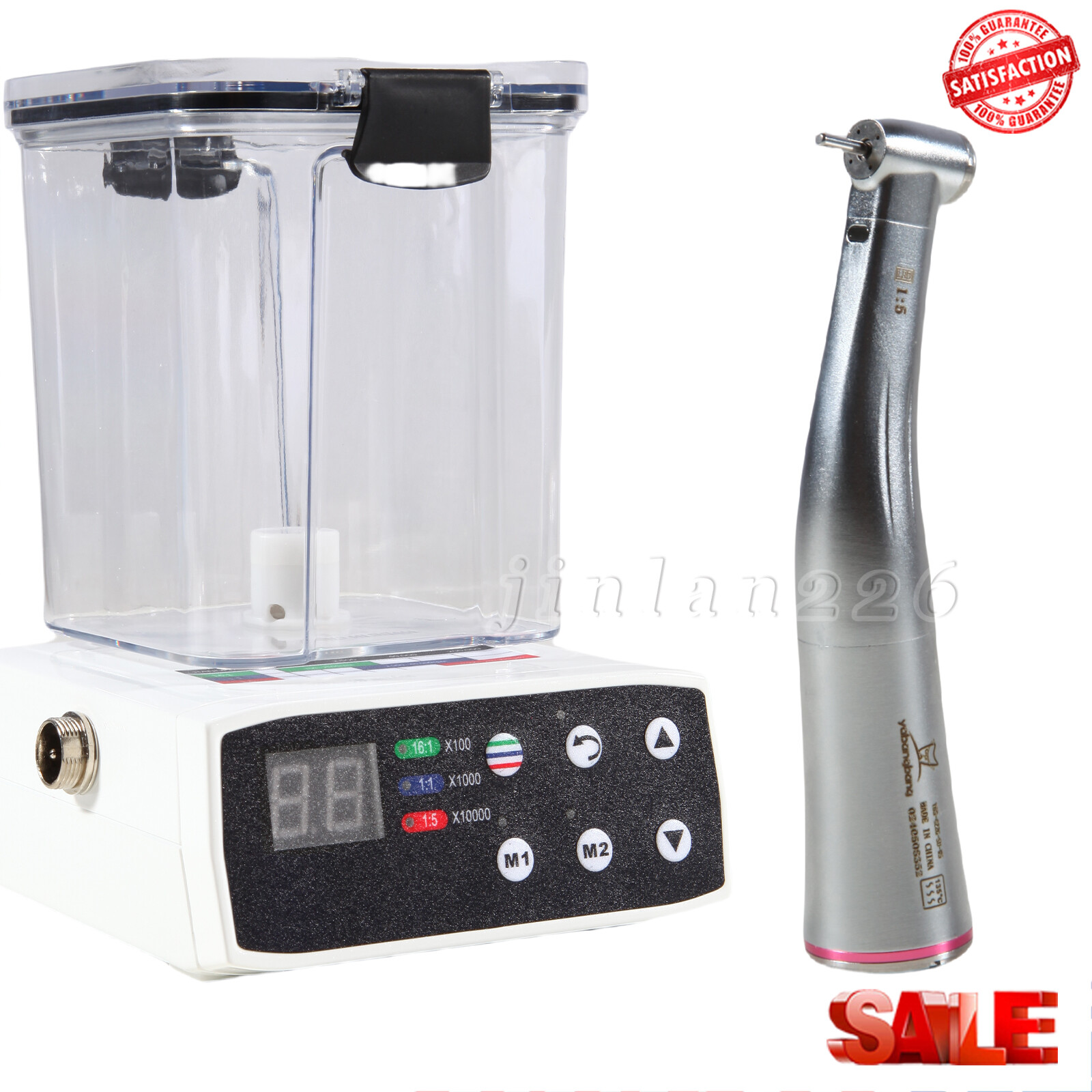 Dental Electric Motor 1:5 High Speed Handpiece Contra Angle