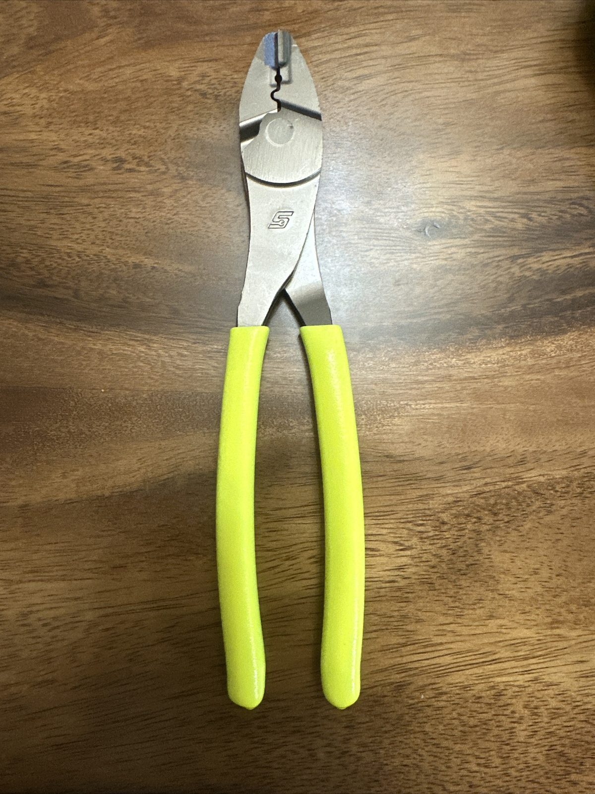 NEW Snap On 29ACF HI VIZ Handle – 9″ Wire Terminal Crimping Tool – FREE SHIPPING
