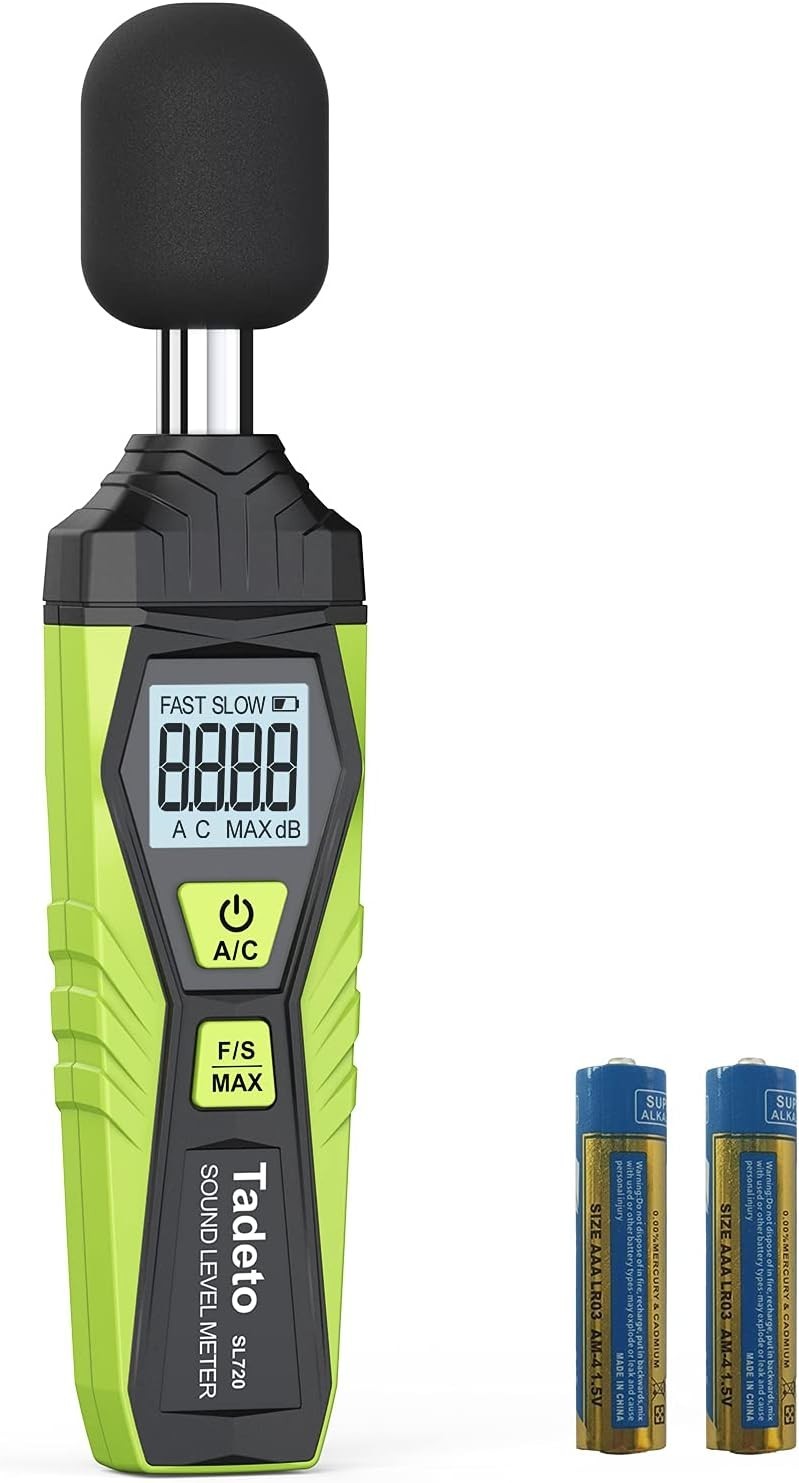 Digital Sound Level Meter MAX Data Hold Backlight