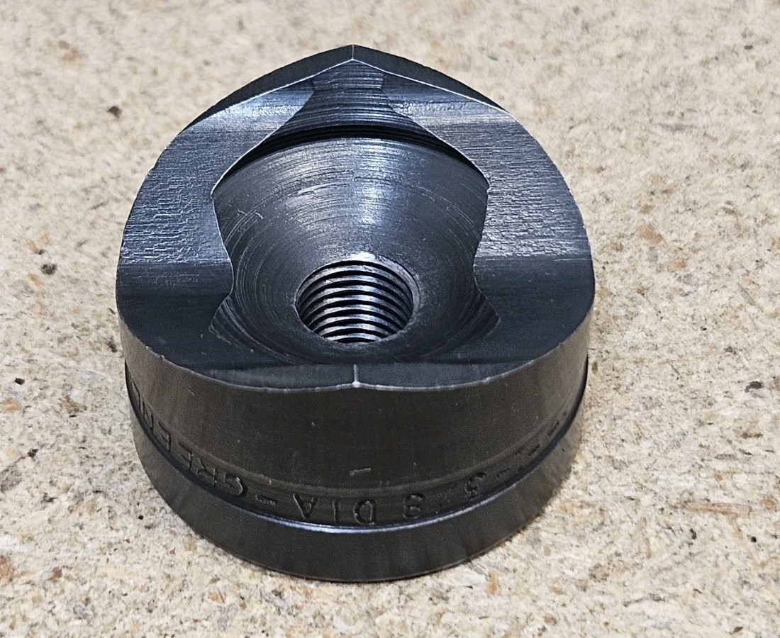 Greenlee No. 730 – 1 3/8″ round punch – Made in the U.S.A.