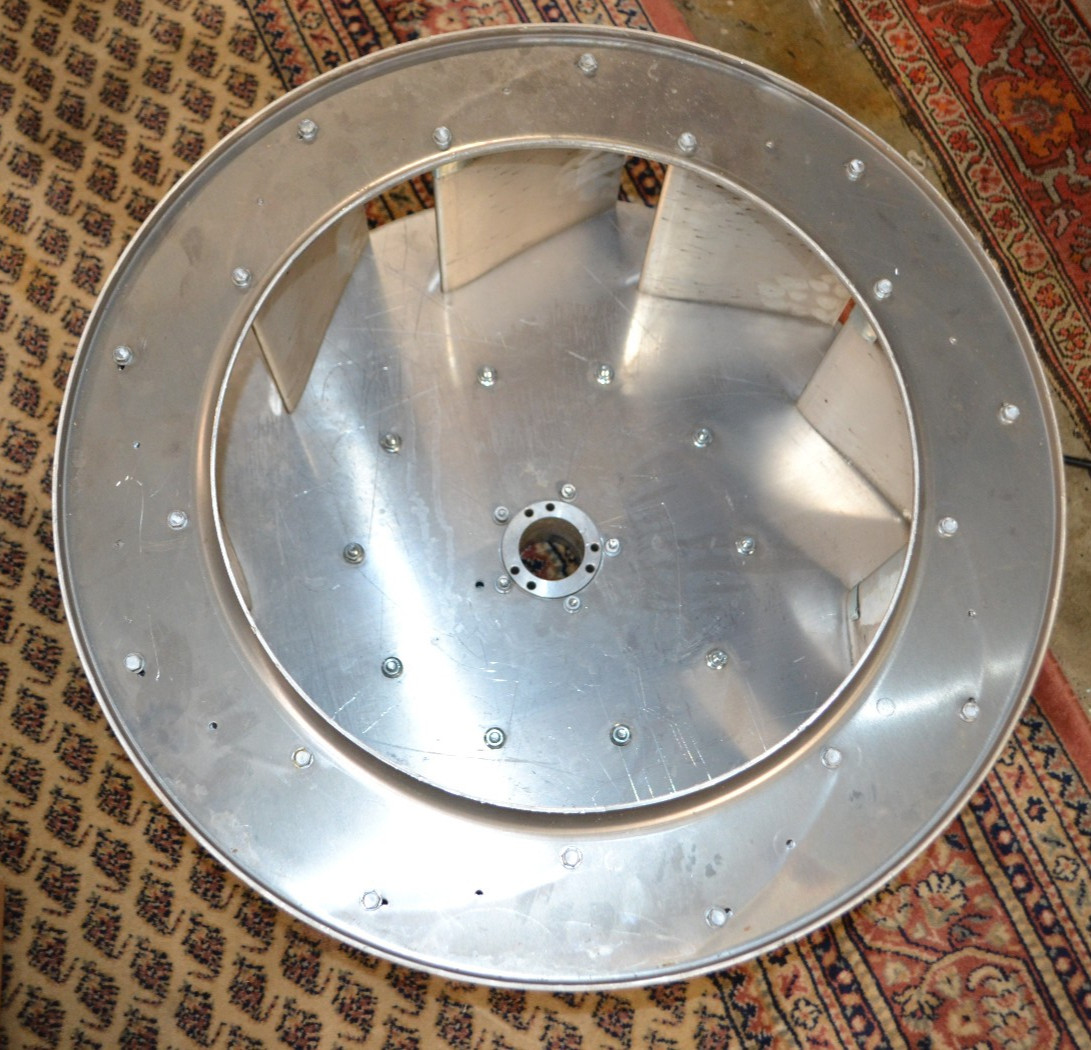 Trane ~ WHL03512 ~ Centrifugal Fan Blower Wheel ~ DDP245-100, 9-Blade, 254T