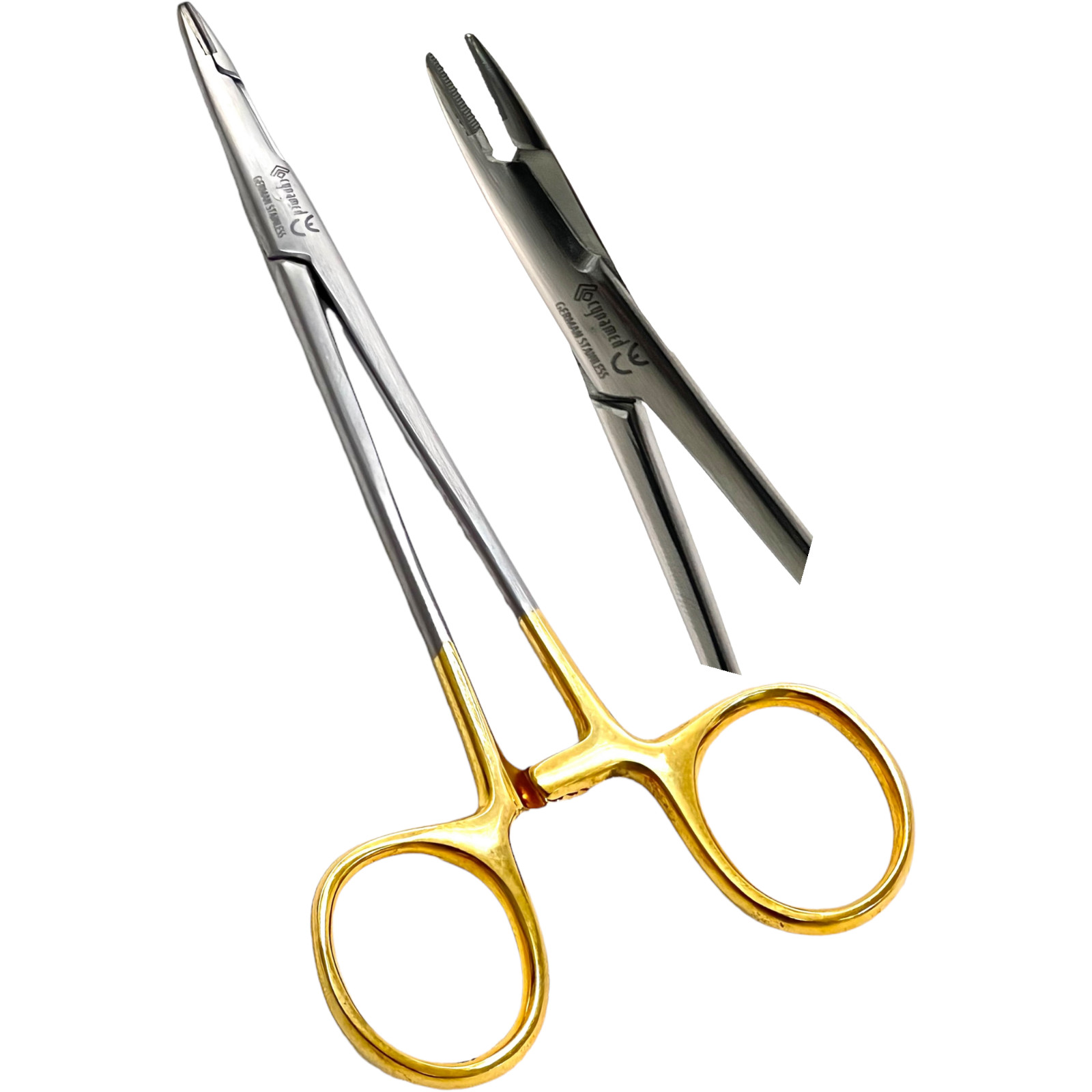 T/C Olsen Hegar Suture Needle Holder Driver Cutting Scissors Surgical Dental