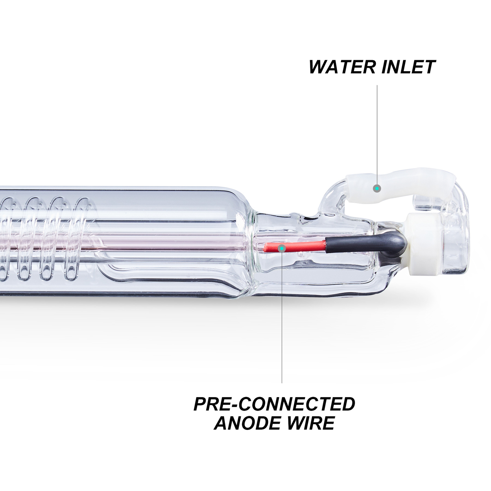 OMTech 60W 100cm CO2 Laser Tube for CO2 Laser Engraver Cutting Engraving Machine