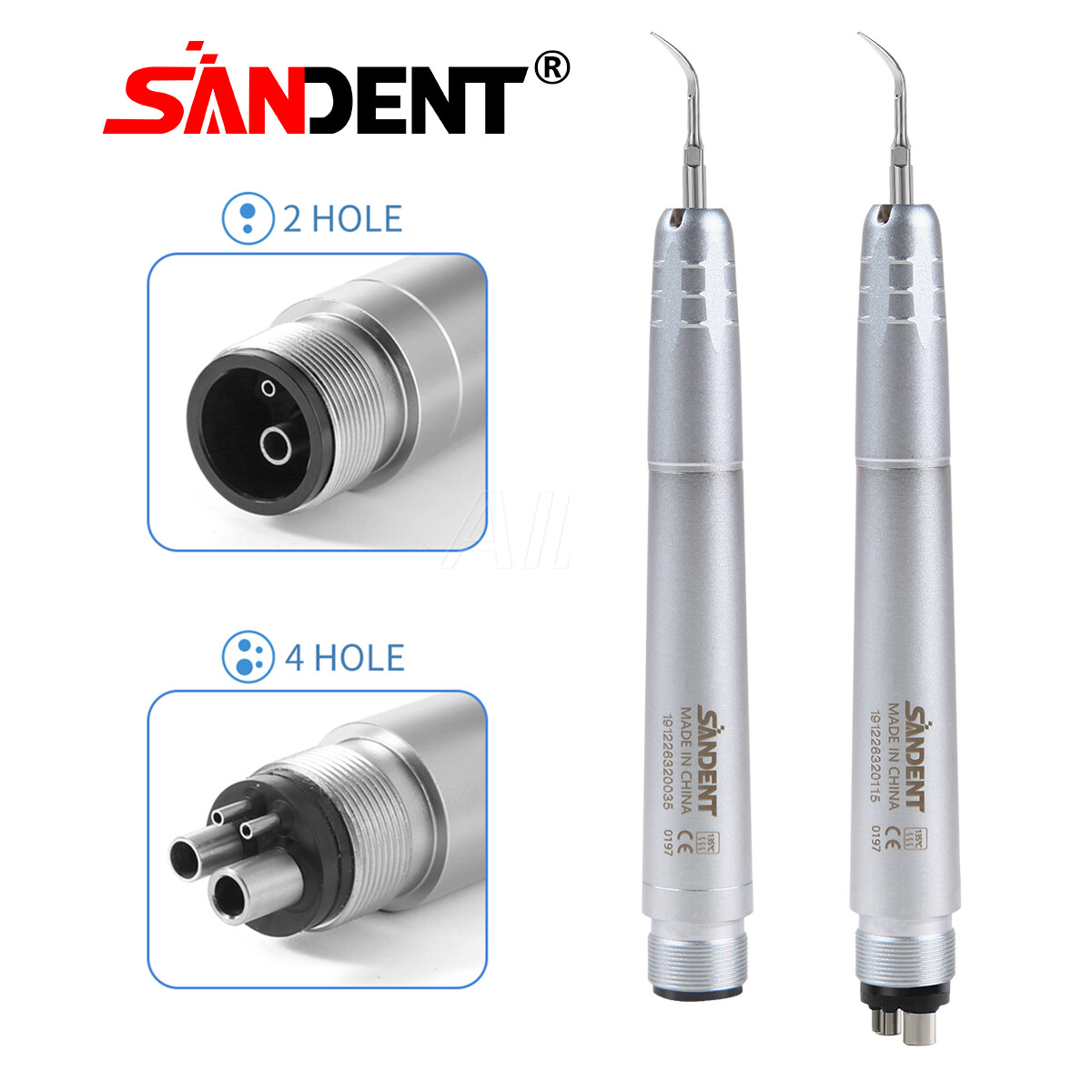 DentalSuper Sonic Ultrasonic Air Scaler Handpiece 2 Hole /4 Hole Scaling