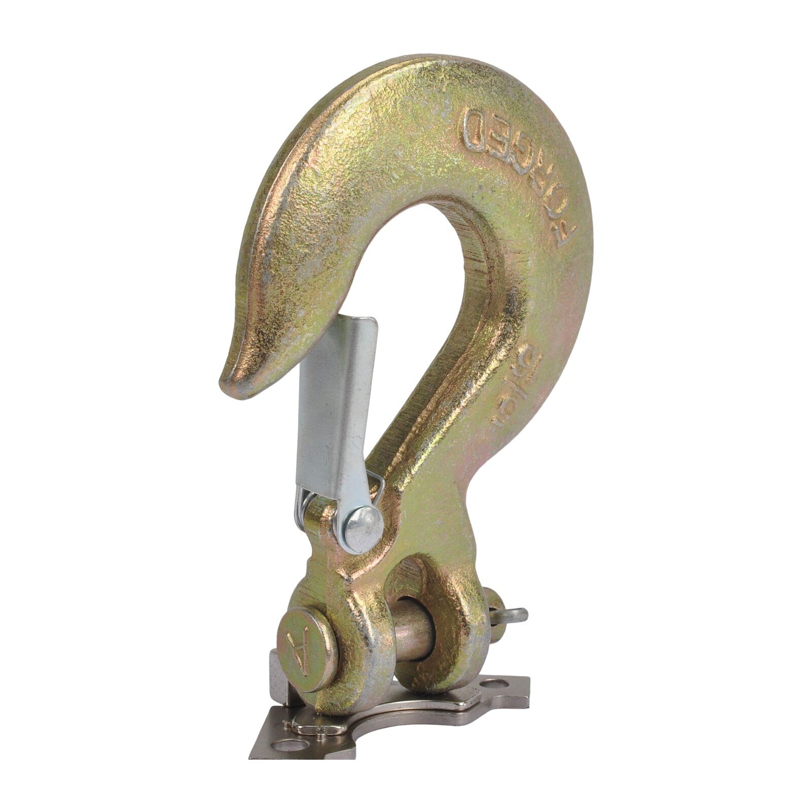(2) 5/16″ Grade 70 Steel Heavy Duty Forged Clevis Slip Hook With Safety Latch