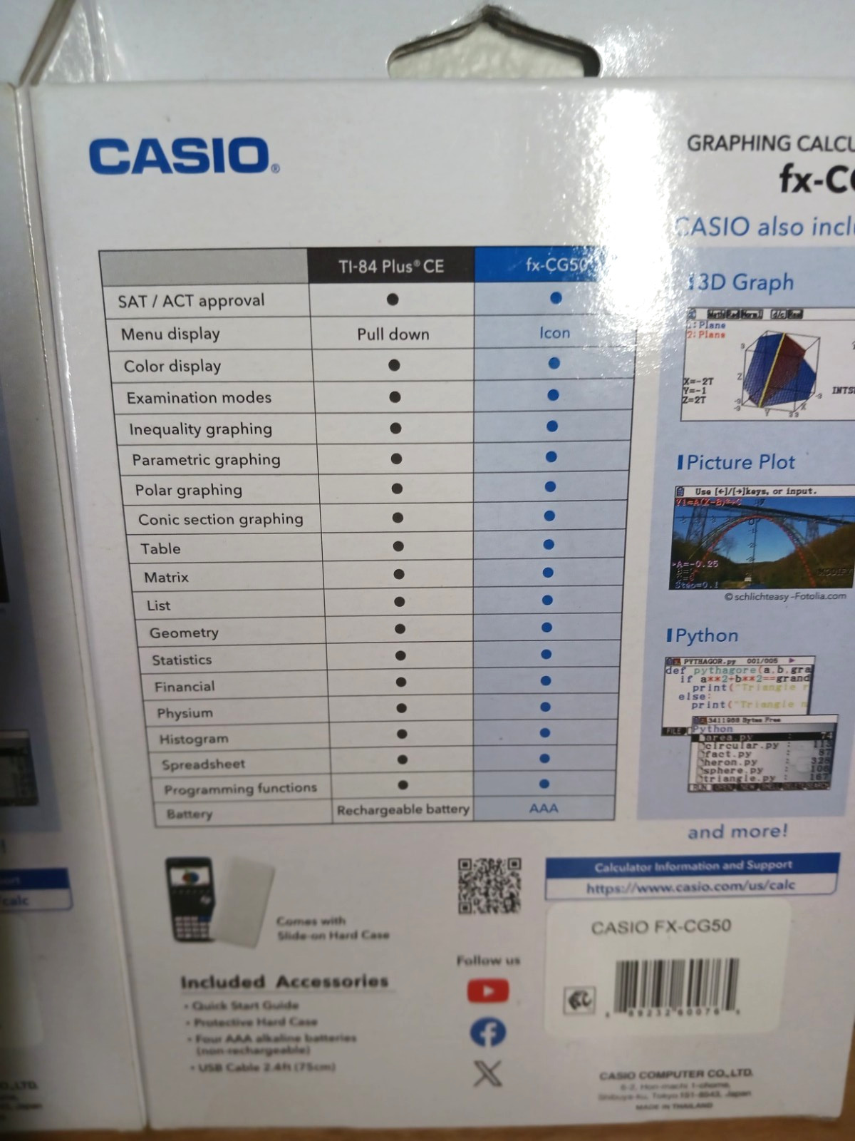 Casio Fx-CG50 Graphing Calculator Lot of 3 New Please Read Description