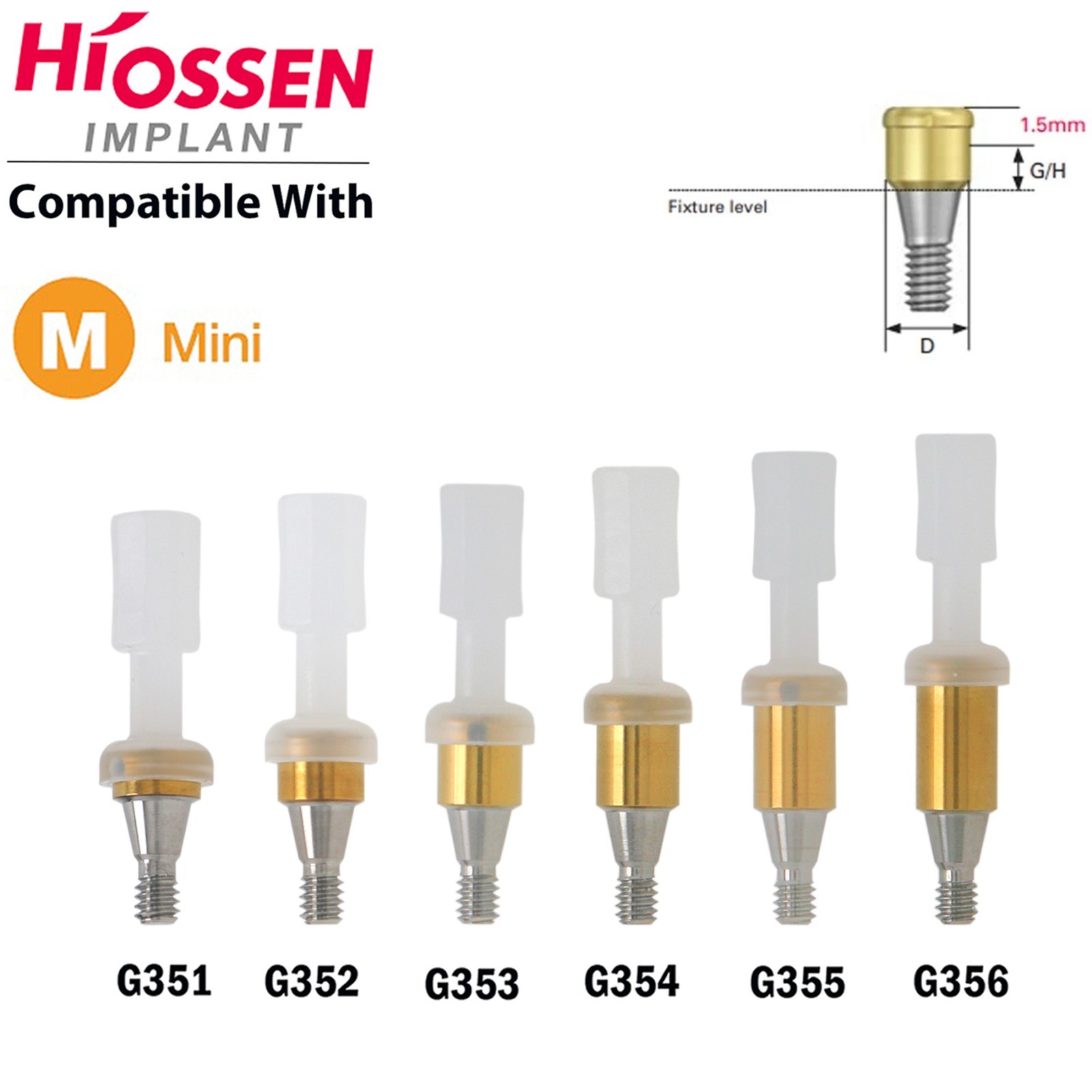 Dental Locator Abutment For Hiossen/Nobel Biocare/Zimmer/Straumann/ITI/Mis/Adin