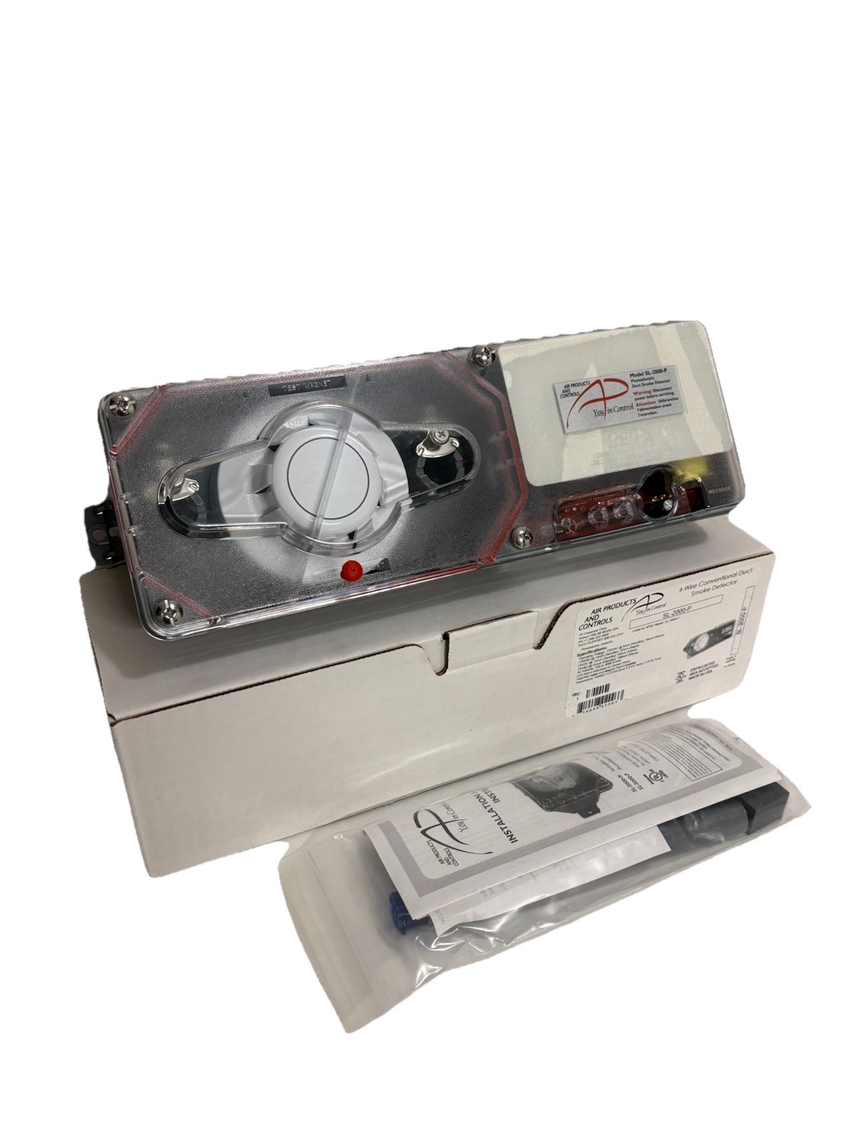 APC SL-2000-P Air Products And Controls 4-Wire Photoelectric Duct Smoke Detector