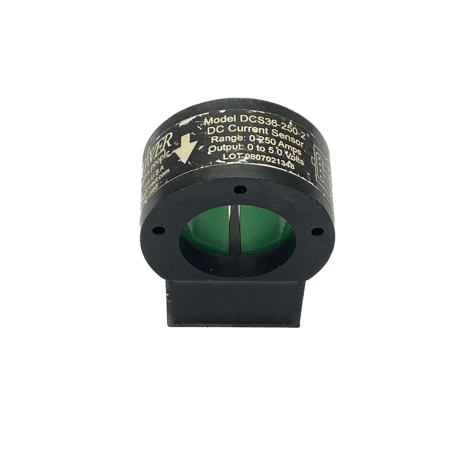 InPower 0-250 Amps 0-5.0 Volts Output DC Current Sensor DCS36-250-2