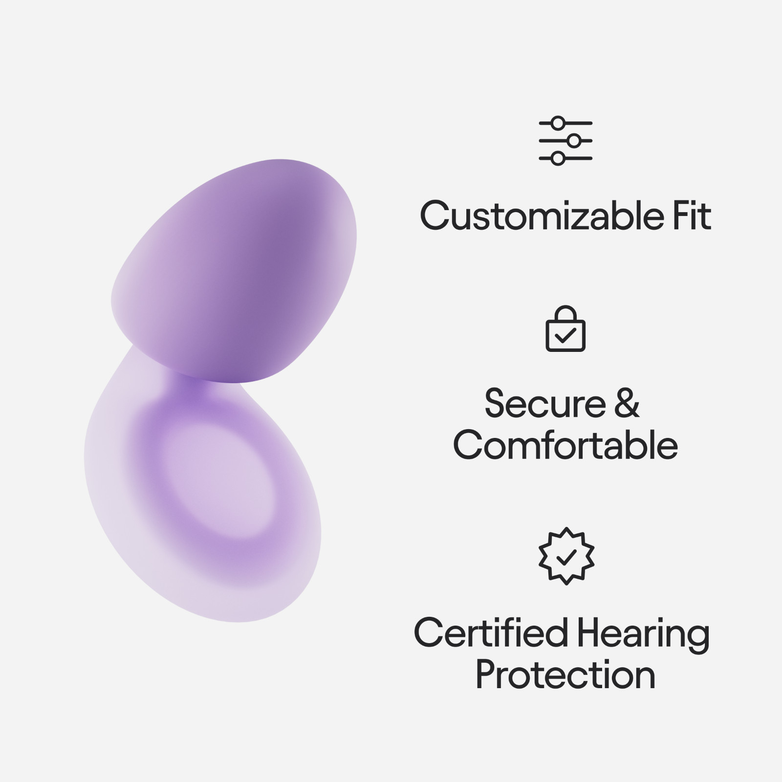 Official Loop Dream – Silicone/Memory Foam Earplugs for Sleep Comfort