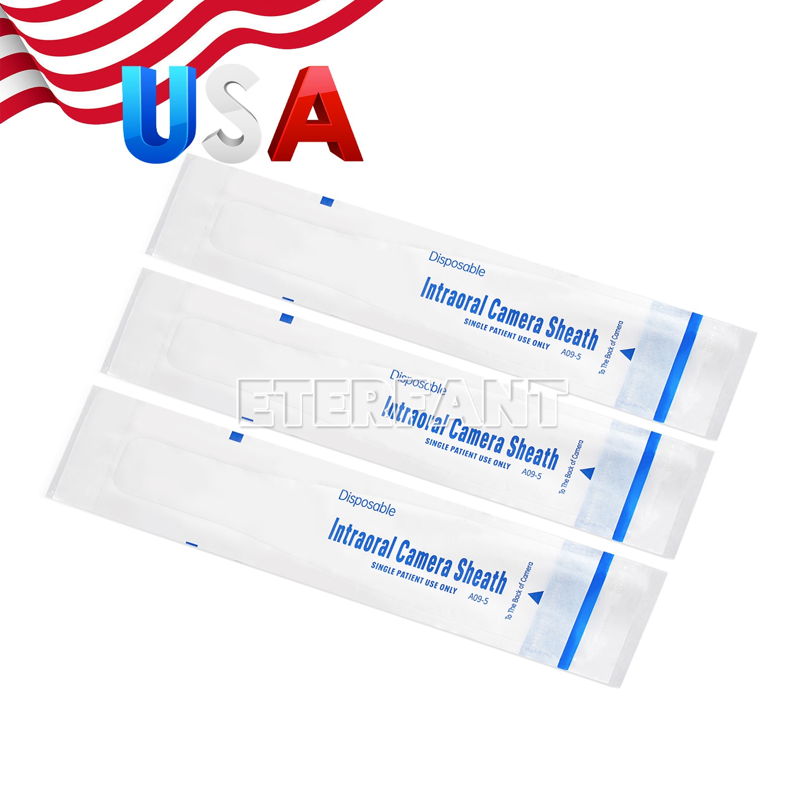 500PCs ETERFANT Dental Disposable Protect Sheath Intraoral Camera Covers A09-5