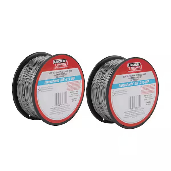 Welding Wire for Mild Steel 0.030 in Innershield NR211-MP Flux Core 2 lb Spools