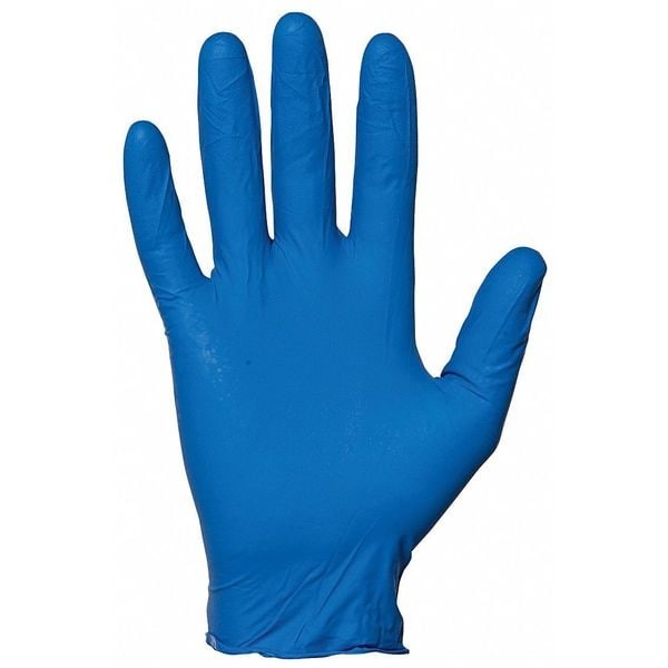 Ansell 92-675 Disposable Nitrile Gloves With Textured Fingertips, Nitrile,