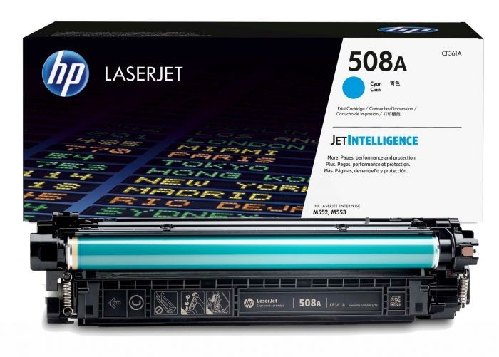 HP LaserJet 508A Cyan Toner Cartridge (CF361A) M552, M553 New FAST SHIP!!