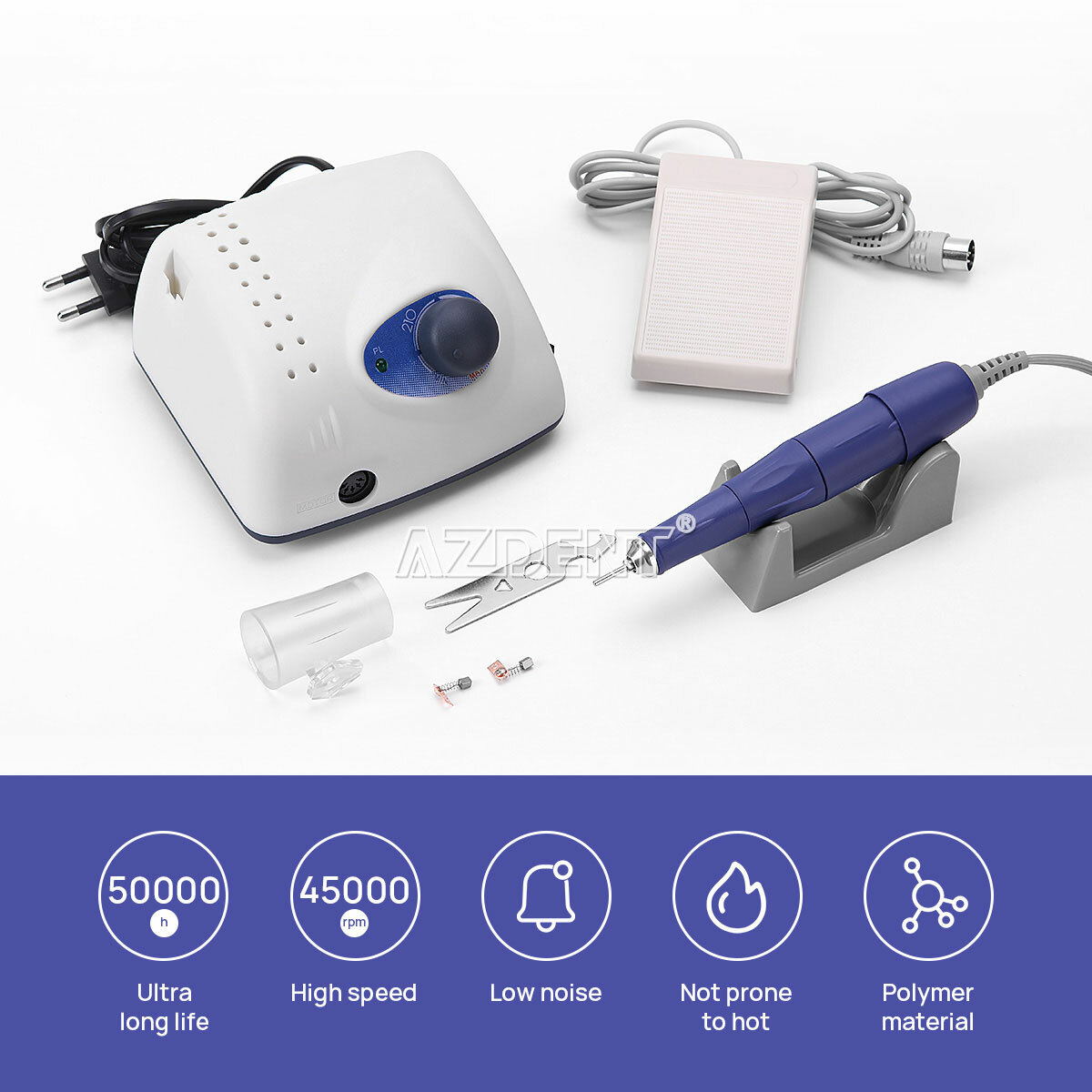 Dental Lab Marathon Electric Micromotor Polishing Unit 40K rpm Motor Handpiece