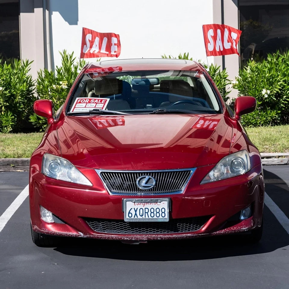 Car Window Sale Flags for Dealerships 12×16 Inch Red Sale Clip On Window Flag…