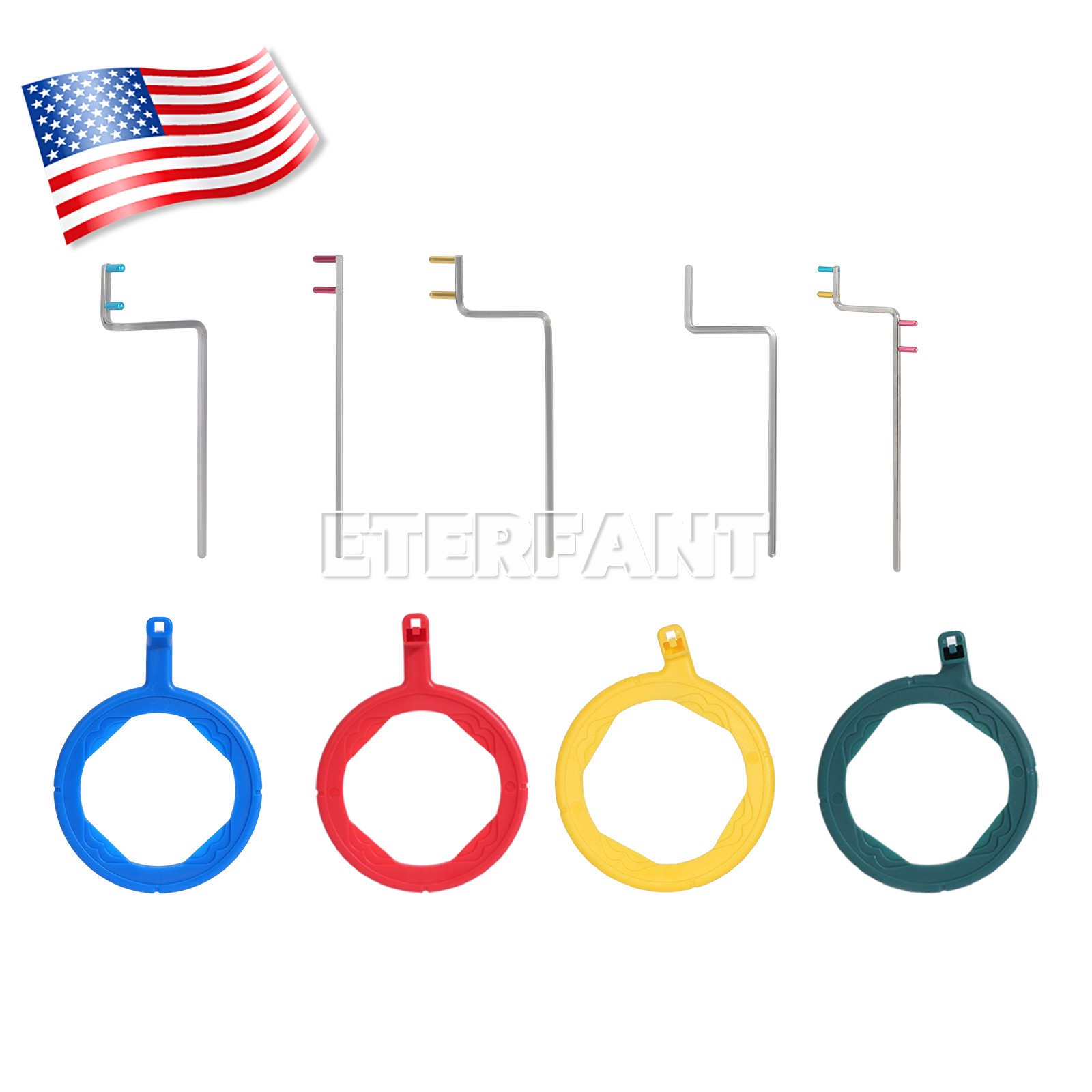 ETERFANT 5PCs Dental X-Ray XCP-DS Fit Anterior/Posterior/Bite Wing/Endodontic