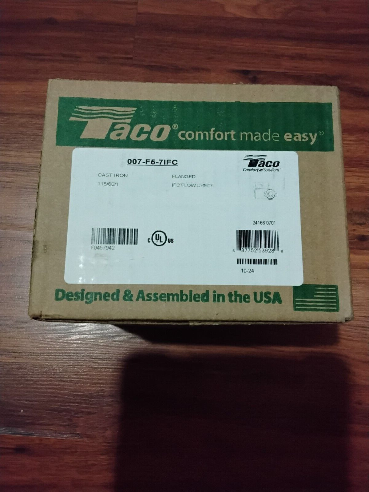 Taco 007-F5-7IFC Circulator NEW