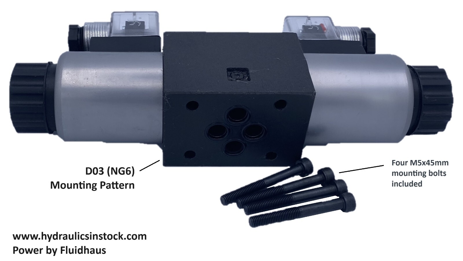Hydraulic Valve Electrically Operated D03 NG6 21GPM 12-24VDC 110-220VAC ,VSD6