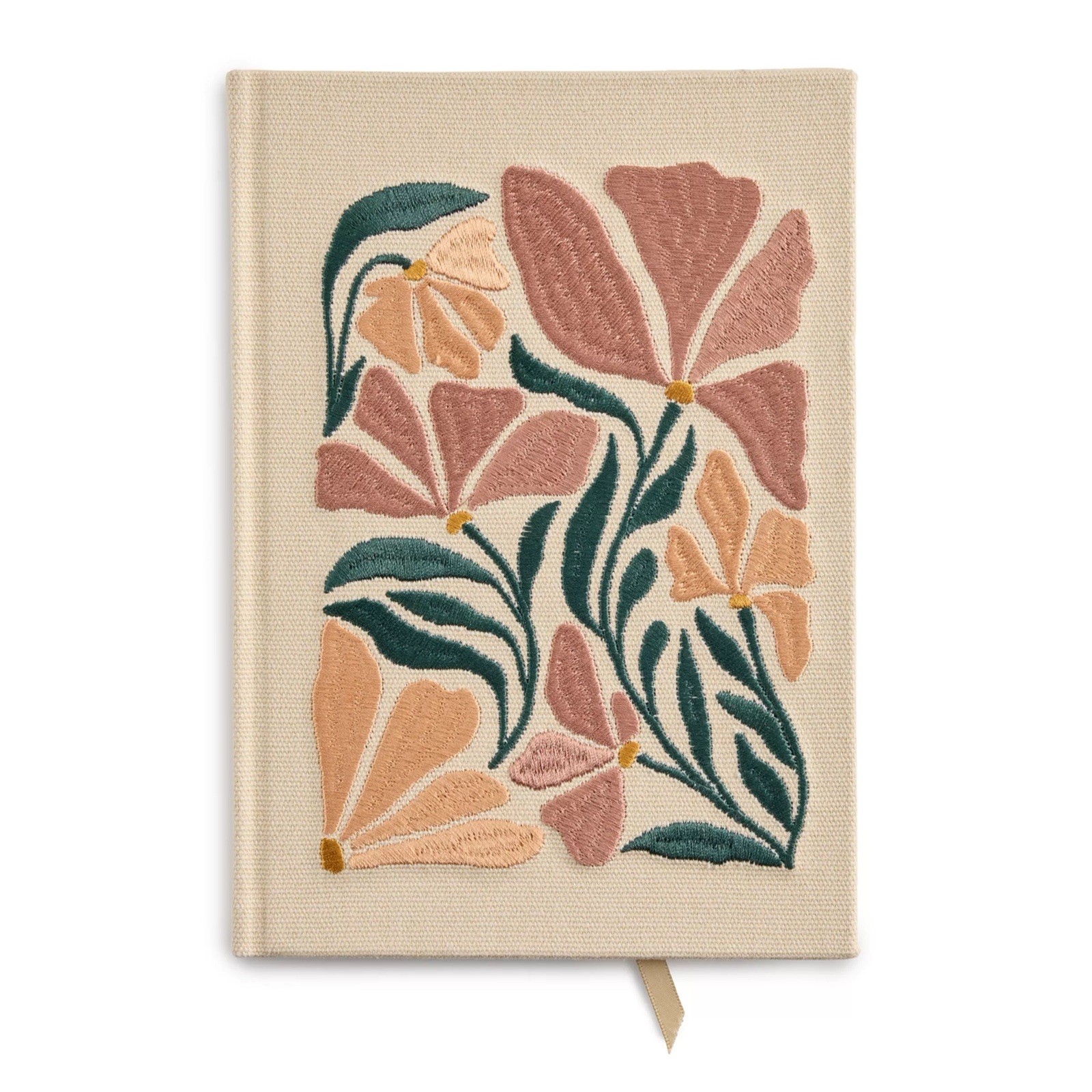 NEW Punch Studio Poppy Embroidered Journal – 192 Pages