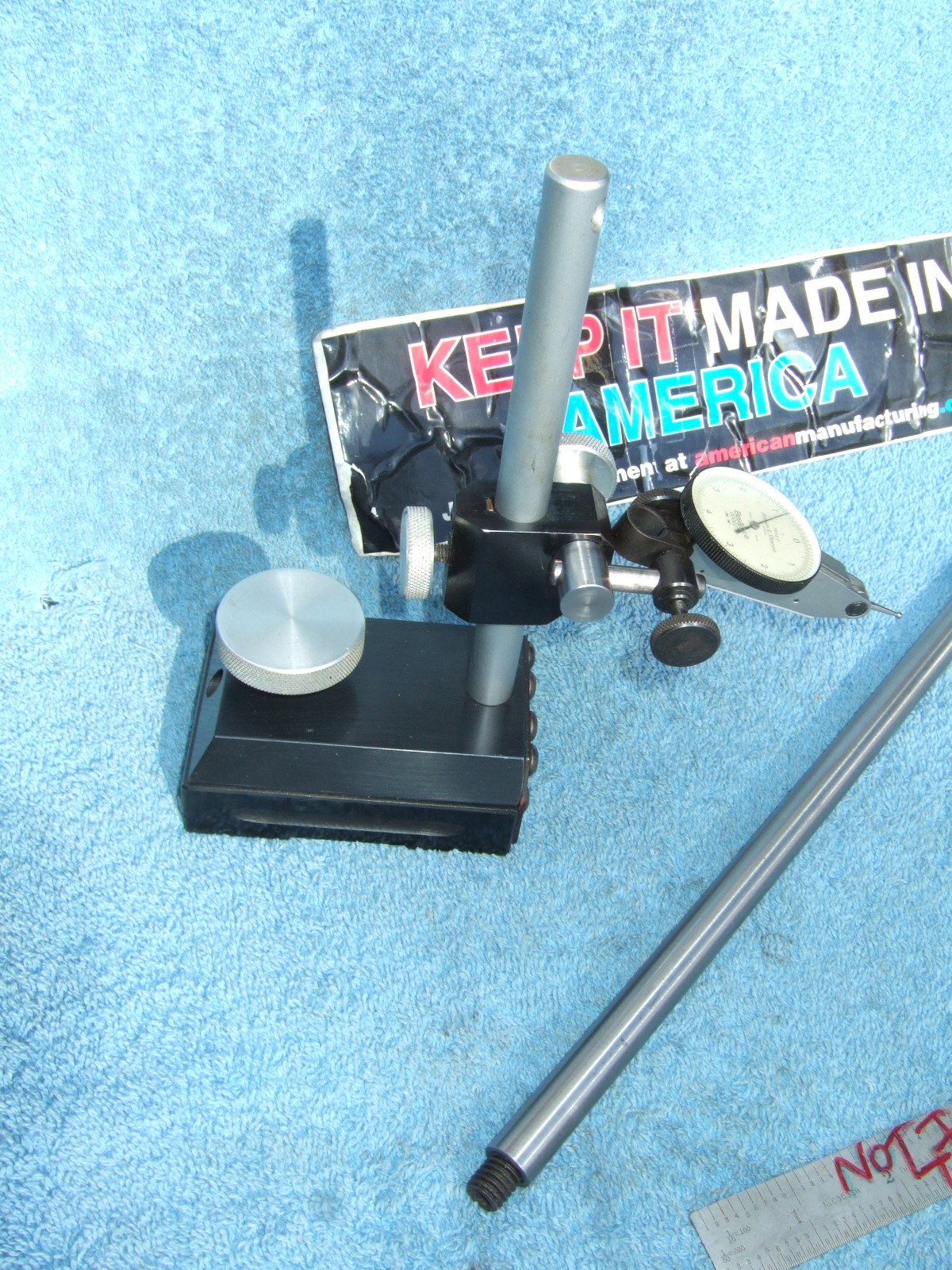 HERMANN SCHMID USED SURFACE GAGE MG-1 CLEAN INSPECTION TOOL GRINDER W/599-7033-3