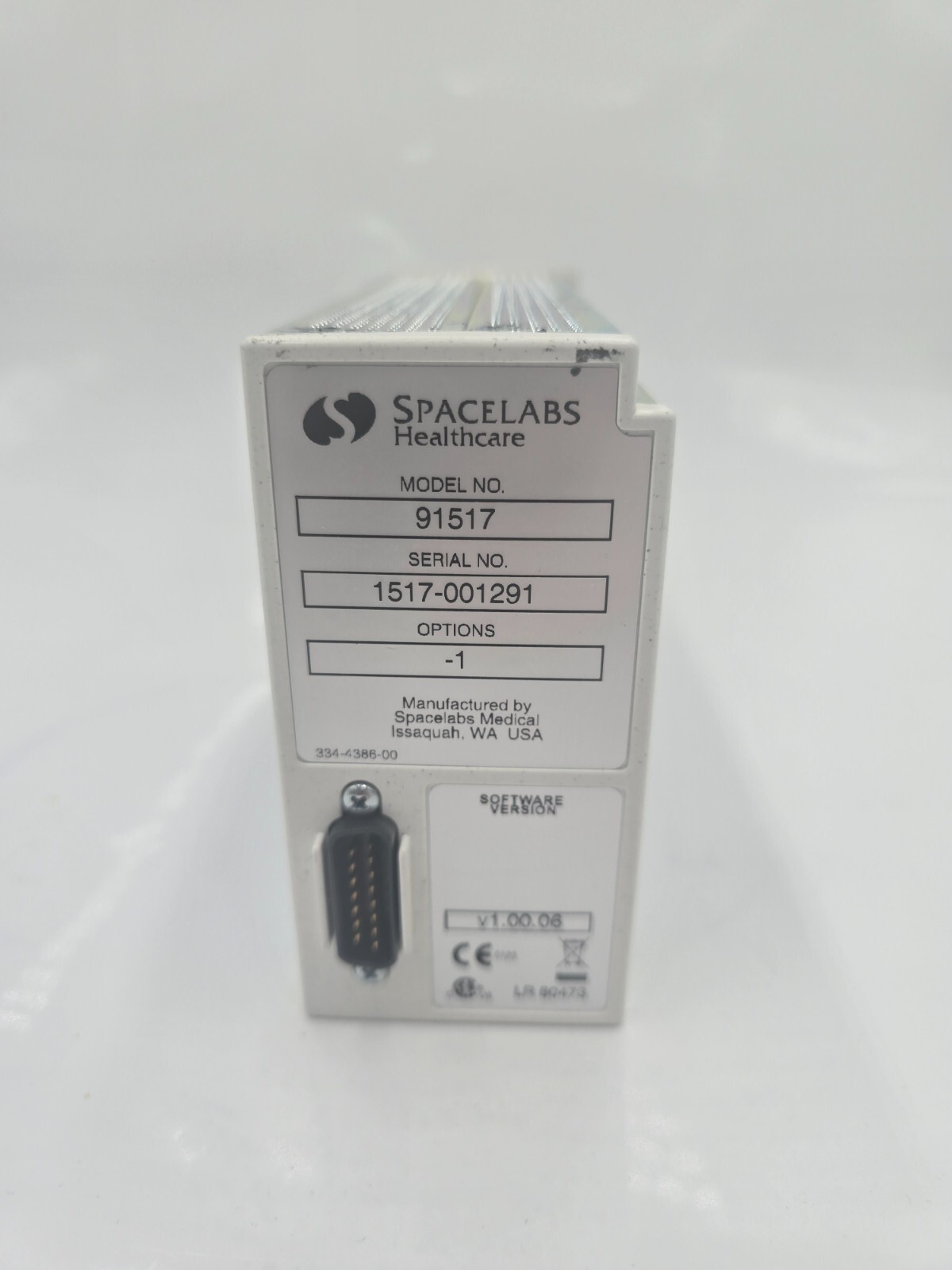 Spacelabs Ultraview Module 91517 CO2 Capnography Etco2
