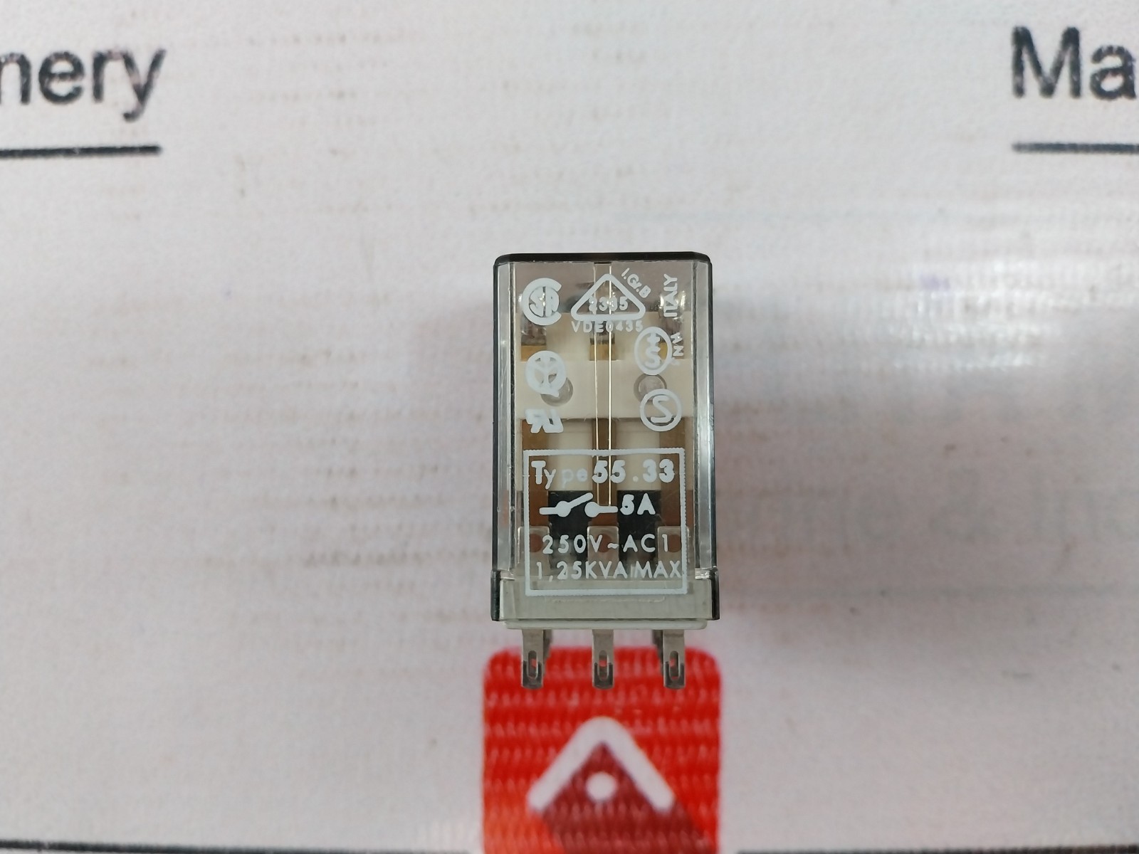 Lot of 5X FINDER 55.33 General-purpose Relay 110V AC 5A
