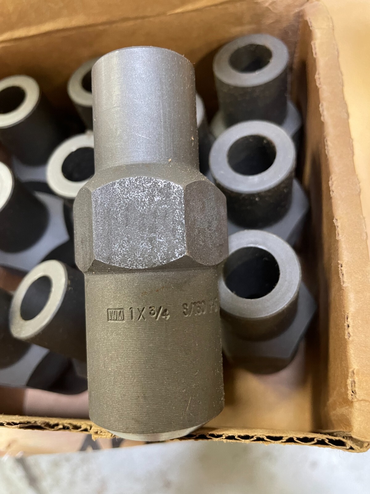 SWAGE NIPPLE 1″ x 3/4″ Schedule 160 Concentric Bevel x Plain End A234 WPBN SP95