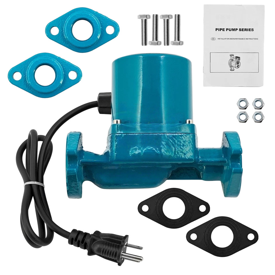 New For Taco 0014-F1 Cast Iron Circulator Pump 1/8HP 115V 3250RPM 125PSI 0-32GPM