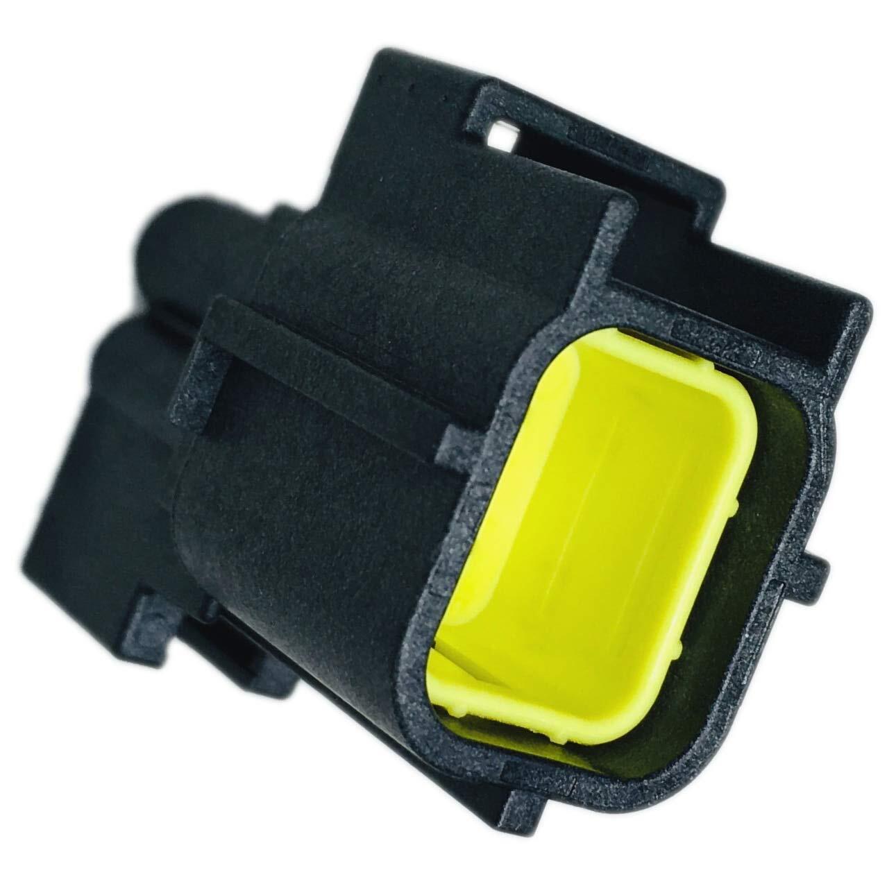 AVLIS-CO 184246-1 Connector Housing RCP 4 POS 5mm Crimp ST Cable Mount Black …
